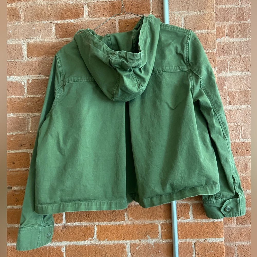 Rhythm Cropped Canvas Hooded Jacket, L - Picture 2 of 3